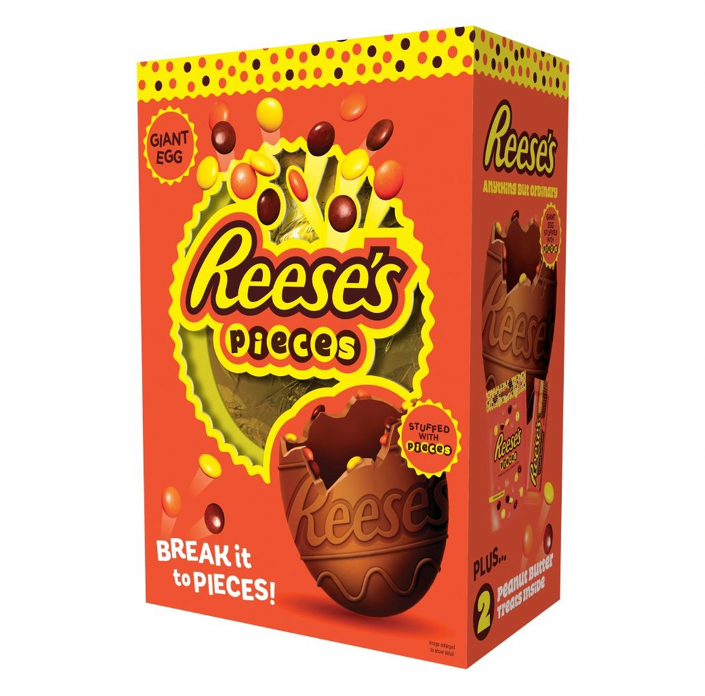 Reese's Pieces Large Easter Egg 452g - Sugar Box