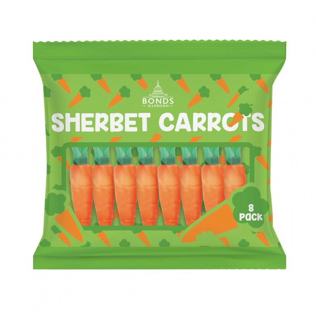 Bonds Sherbet Filled Carrots 68g - Sugar Box