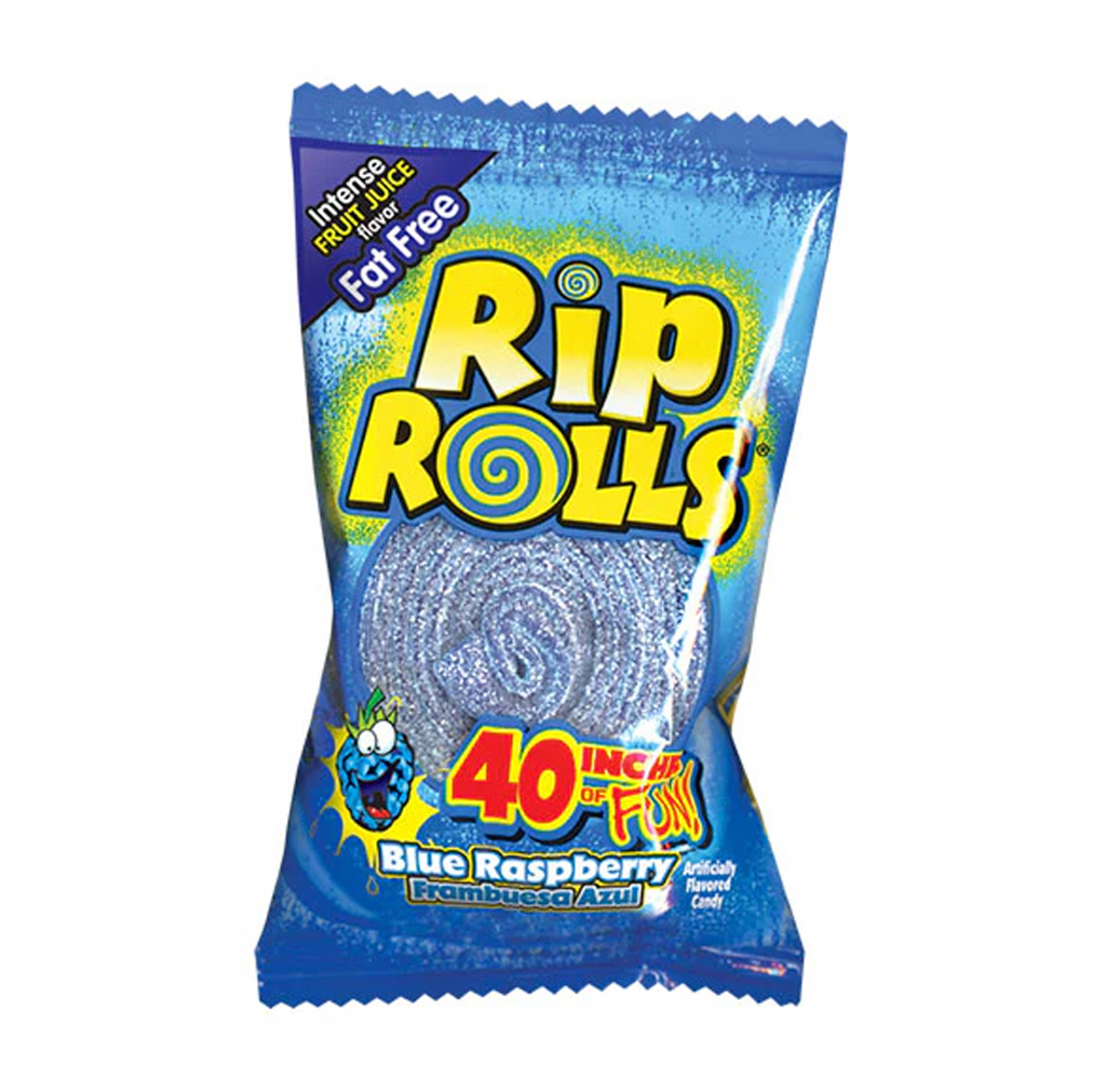 Rip Rolls Blue Raspberry 40g - Sugar Box
