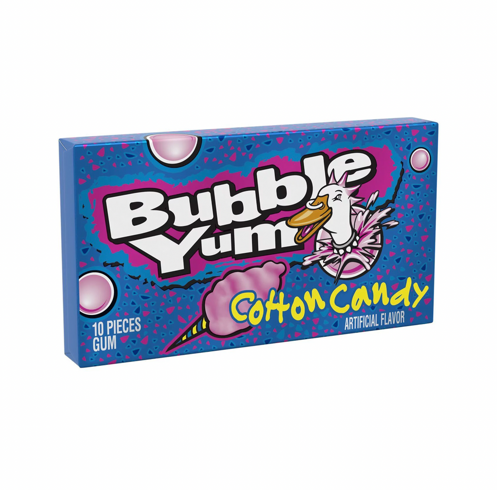 Bubble Yum Cotton Candy Gum 80g - Sugar Box