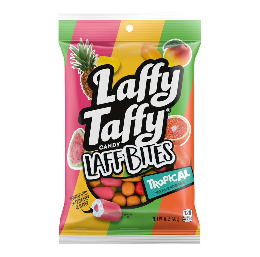 Laffy Taffy Laff Bites Tropical 170g - Sugar Box