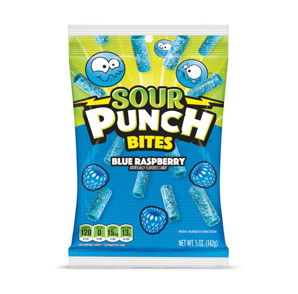 Sour Punch Bites Blue Raspberry 142g - Sugar Box