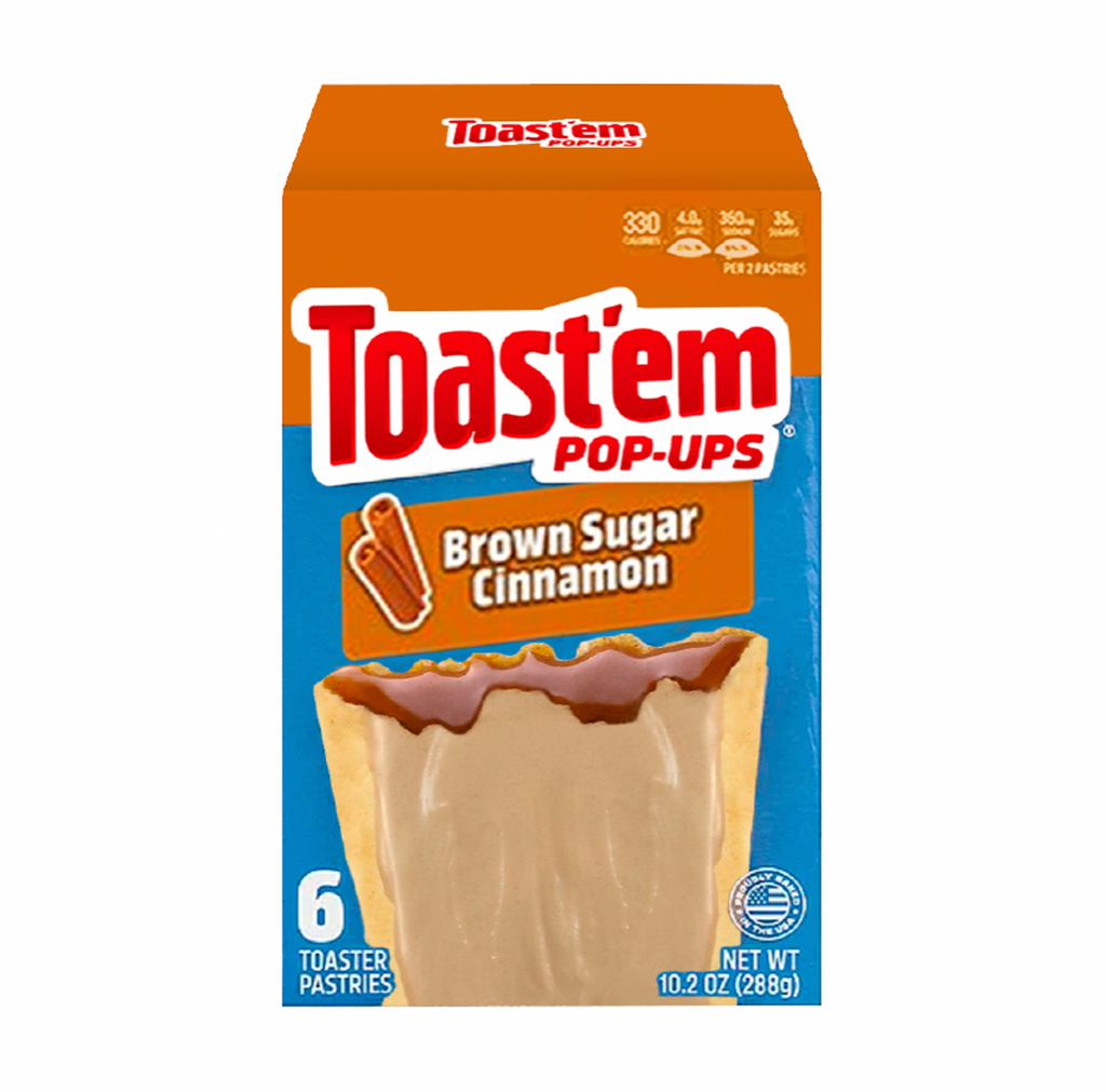 Toast'em Pop-Ups Frosted Brown Sugar Cinnamon 288g - Sugar Box