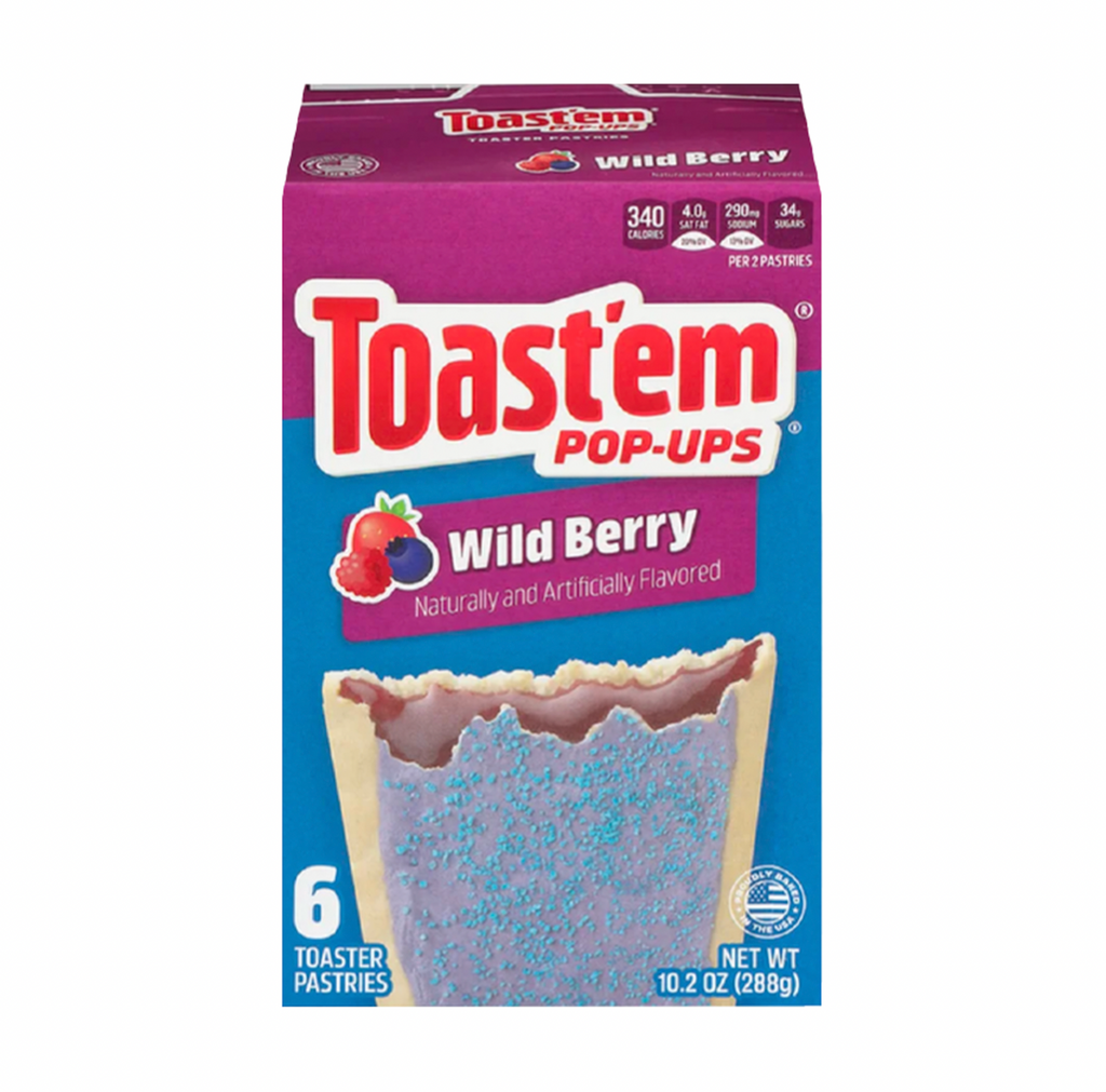 Toast'em Pop-Ups Frosted Wild Berry 288g - Sugar Box