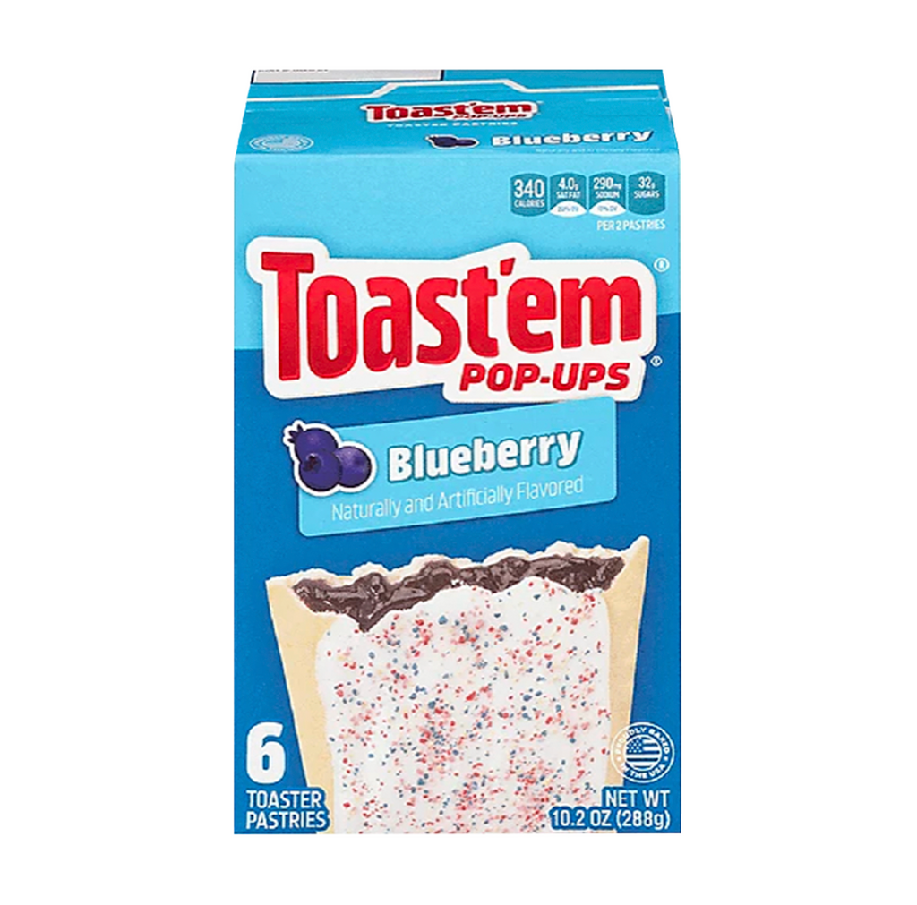 Toast'em Pop-Ups Frosted Blueberry 288g - Sugar Box