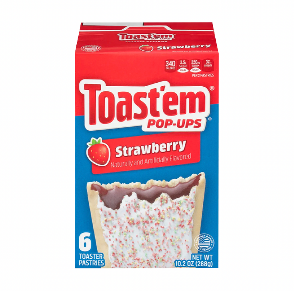 Toast'em Pop-Ups Strawberry 288g - Sugar Box