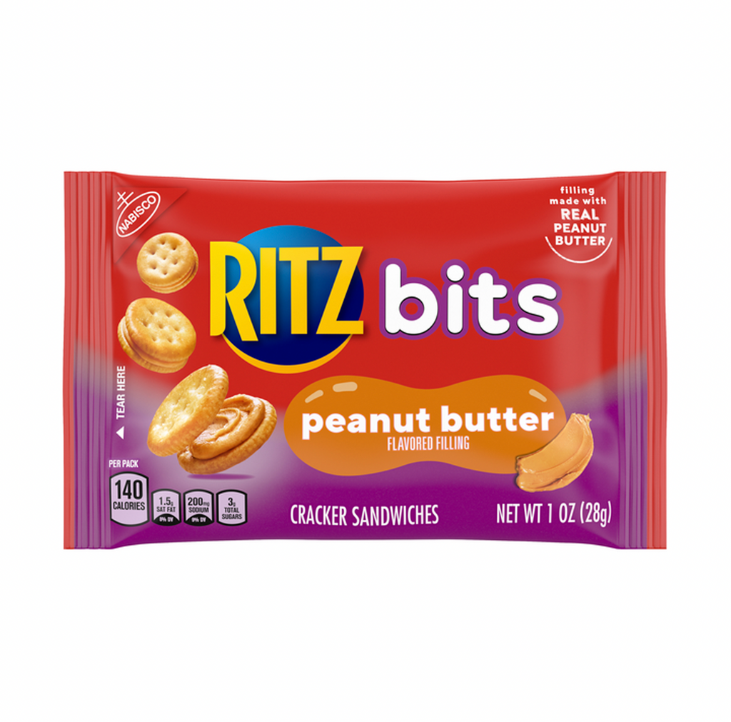 Ritz Bits Peanut Butter Cracker Sandwiches 28g - Sugar Box